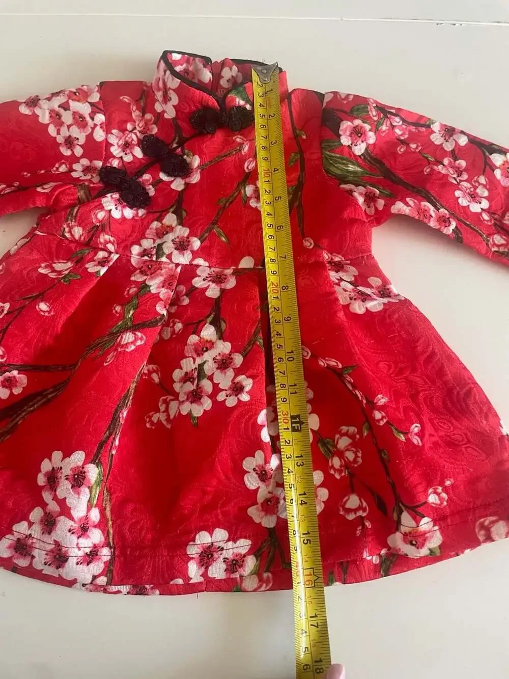 XTT Kids Girls Chinese Lunar New Year Traditional Red Cheongsam Qipao Dress with